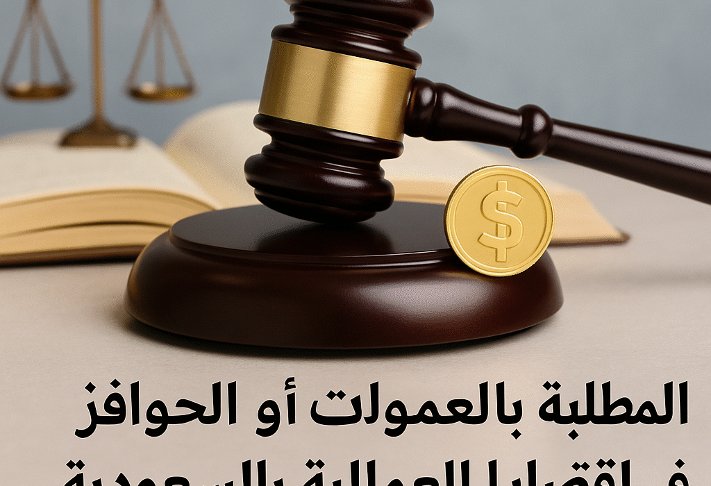 المطالبة بالعمولات أو الحوافز في النظام السعودي