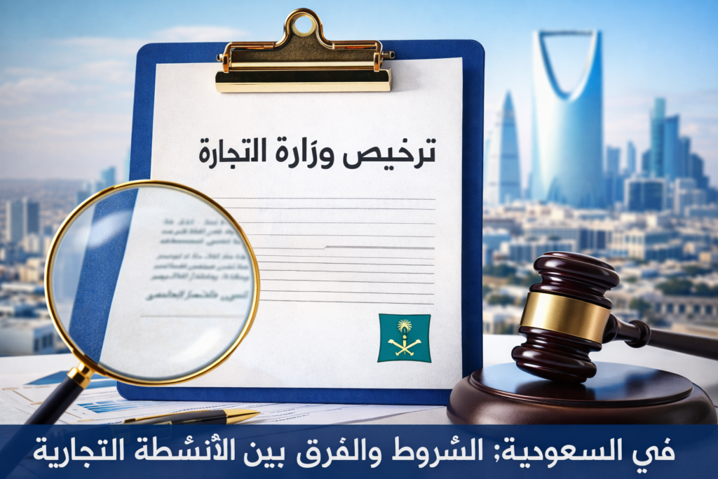 ترخيص وزارة التجارة في السعودية